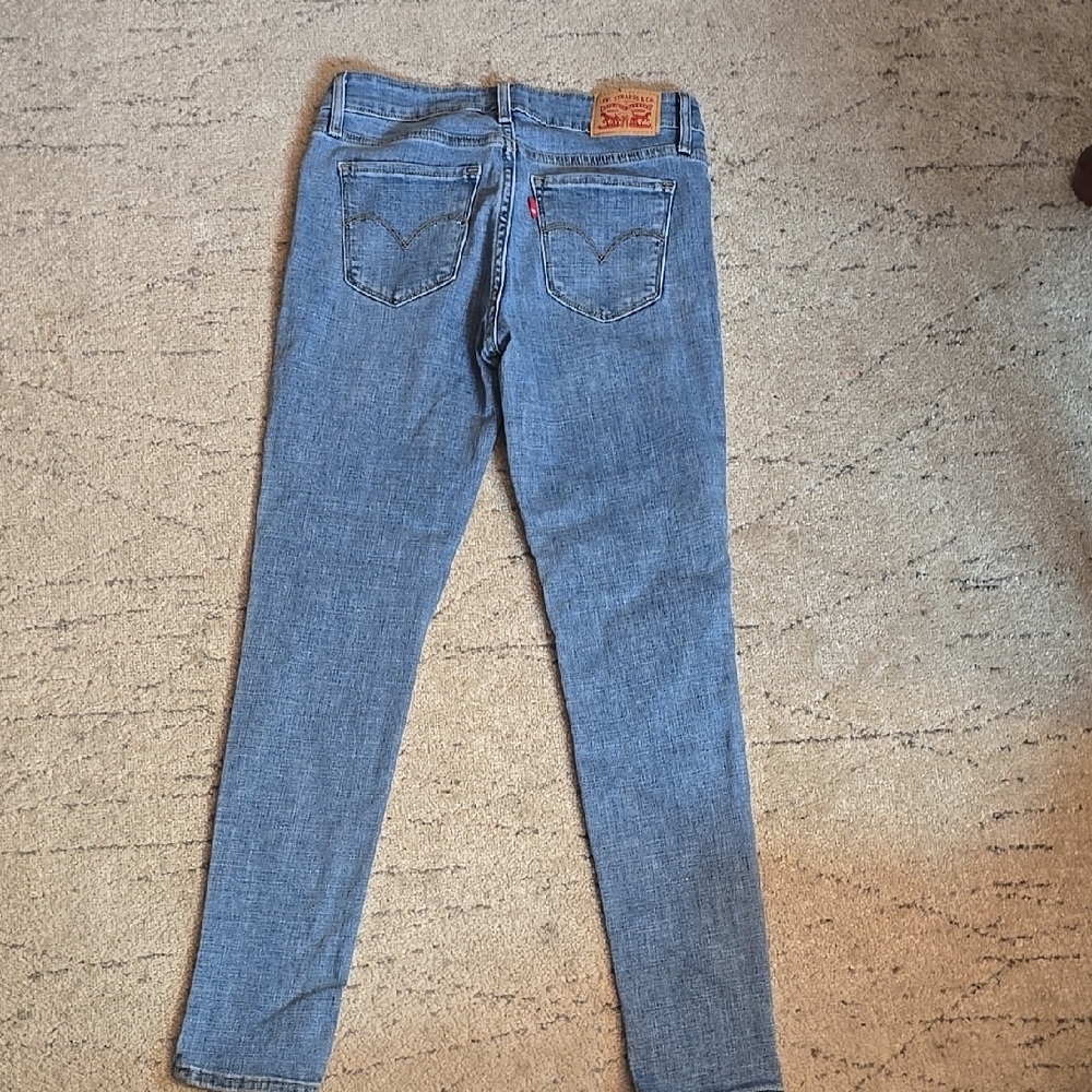 Levi's Blue Skinny Jeans with Modern Fit - Picture 3 of 12